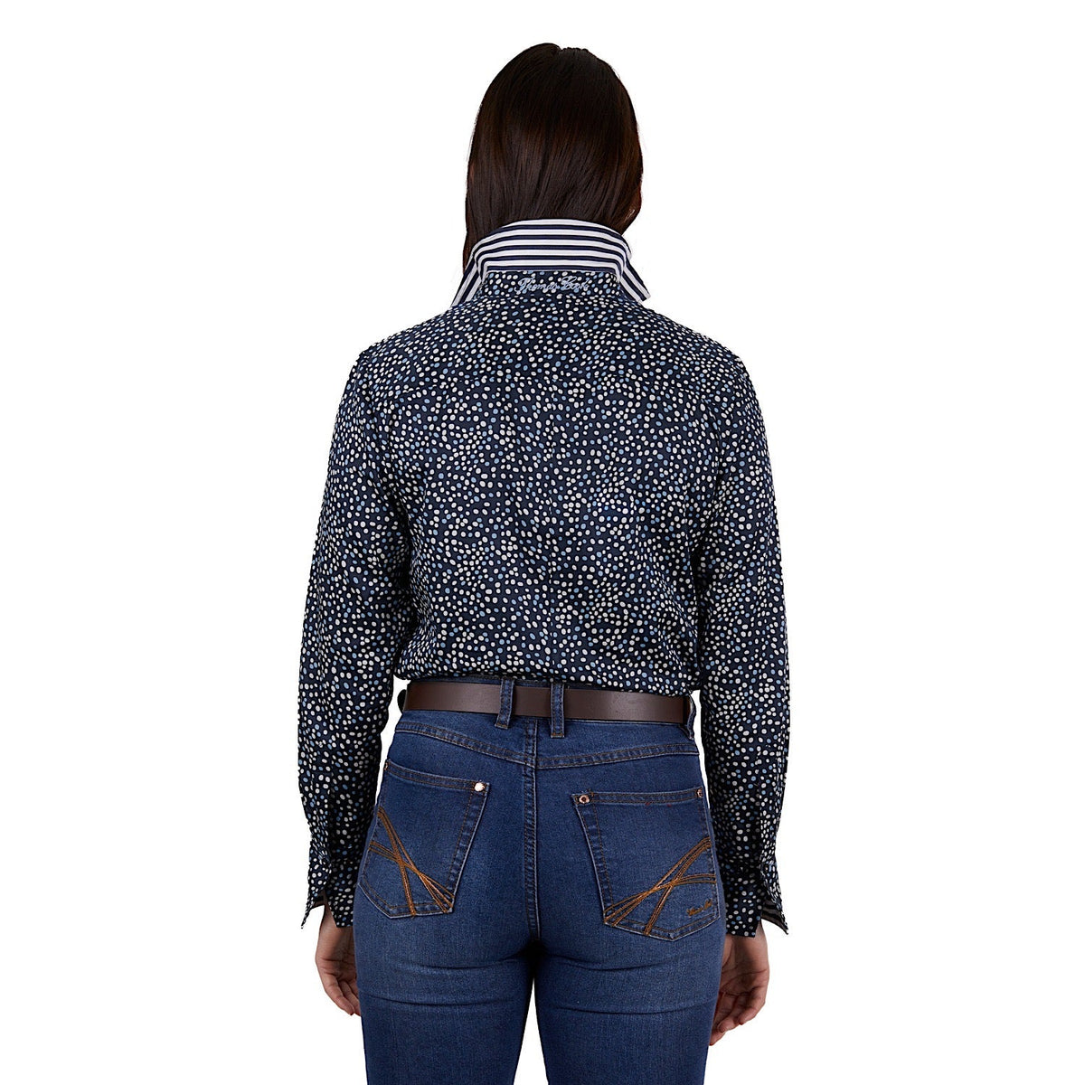 Thomas Cook Womens Bonny L/S Shirt Navy/Sky
