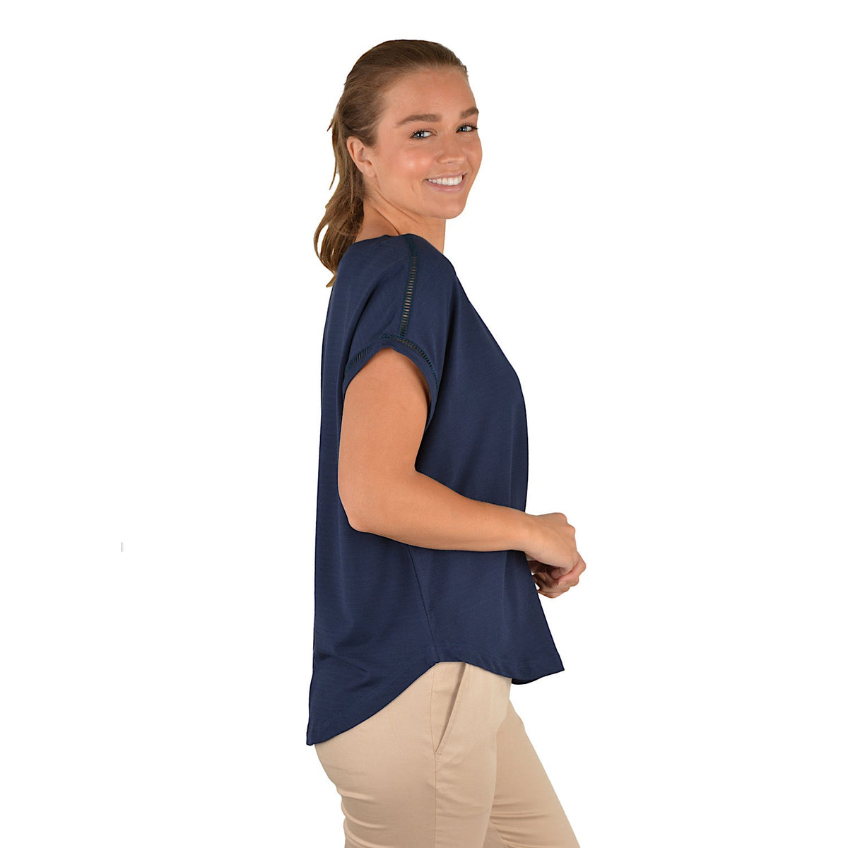 Thomas Cook Women’s Camellia Tee Navy