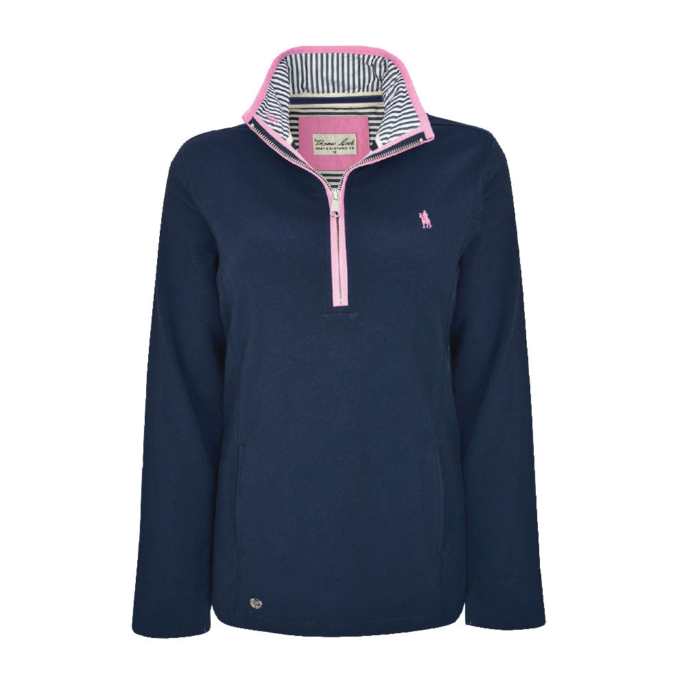 Thomas Cook Women’s Charlie Classic 1/4 Zip Neck Rugby Dark Navy