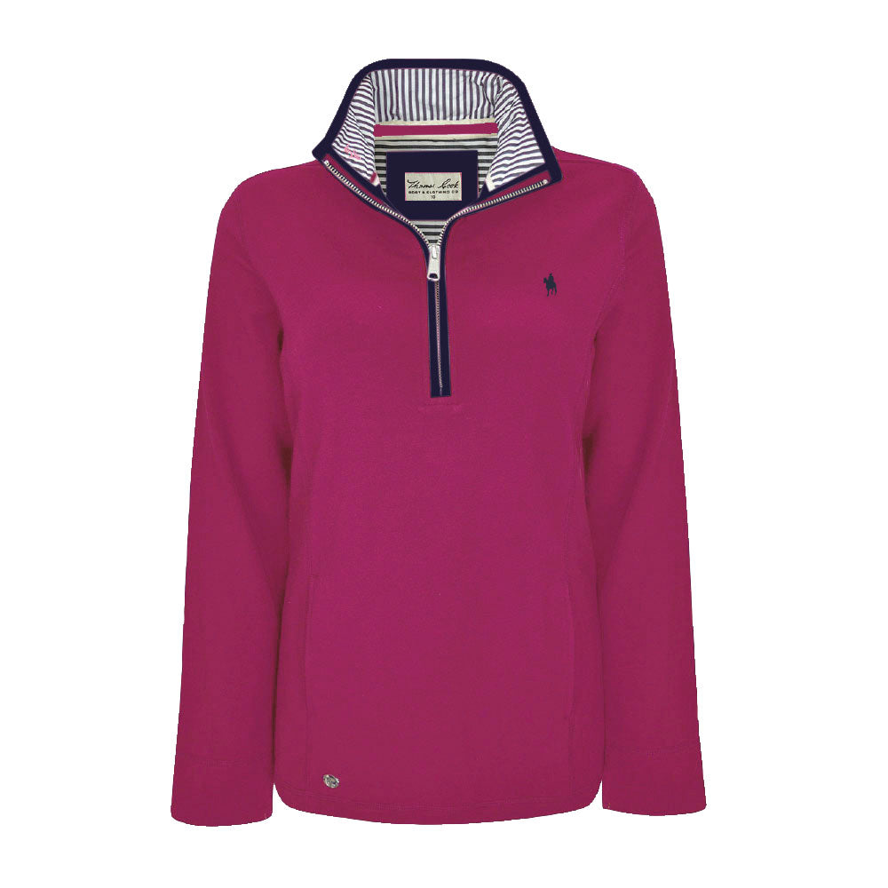 Thomas Cook Women’s Charlie Classic 1/4 Zip Neck Rugby Deep Pink