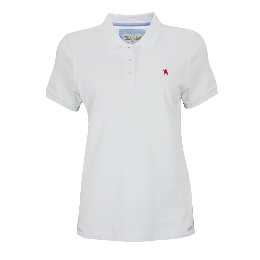 Thomas Cook Women’s Classic Stretch Polo White