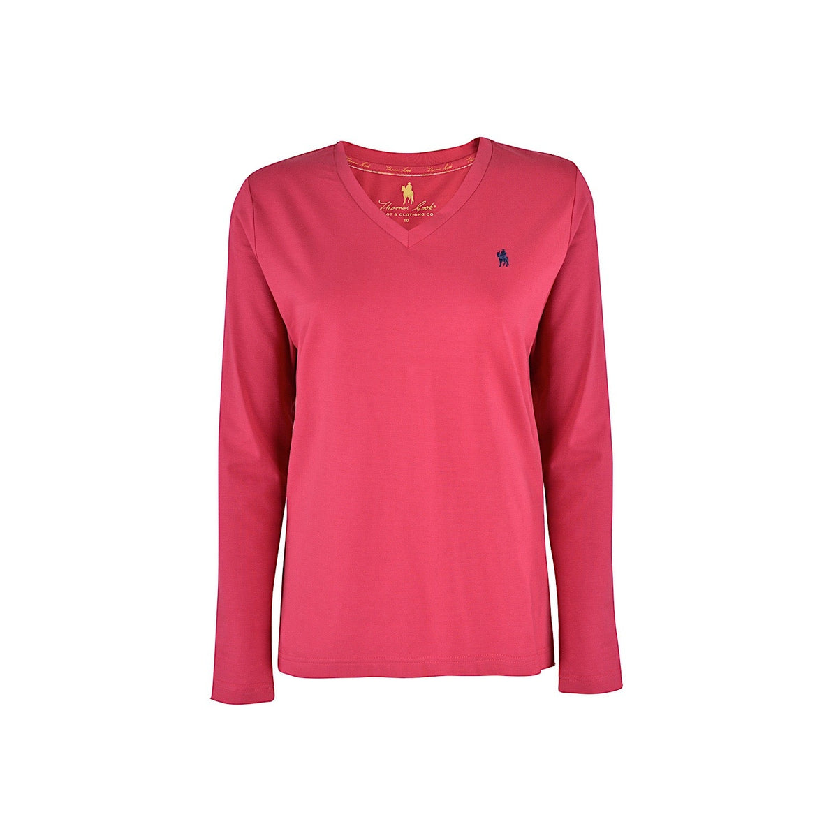 Thomas Cook Women’s Classic V Neck Long Sleeve Tee Granita