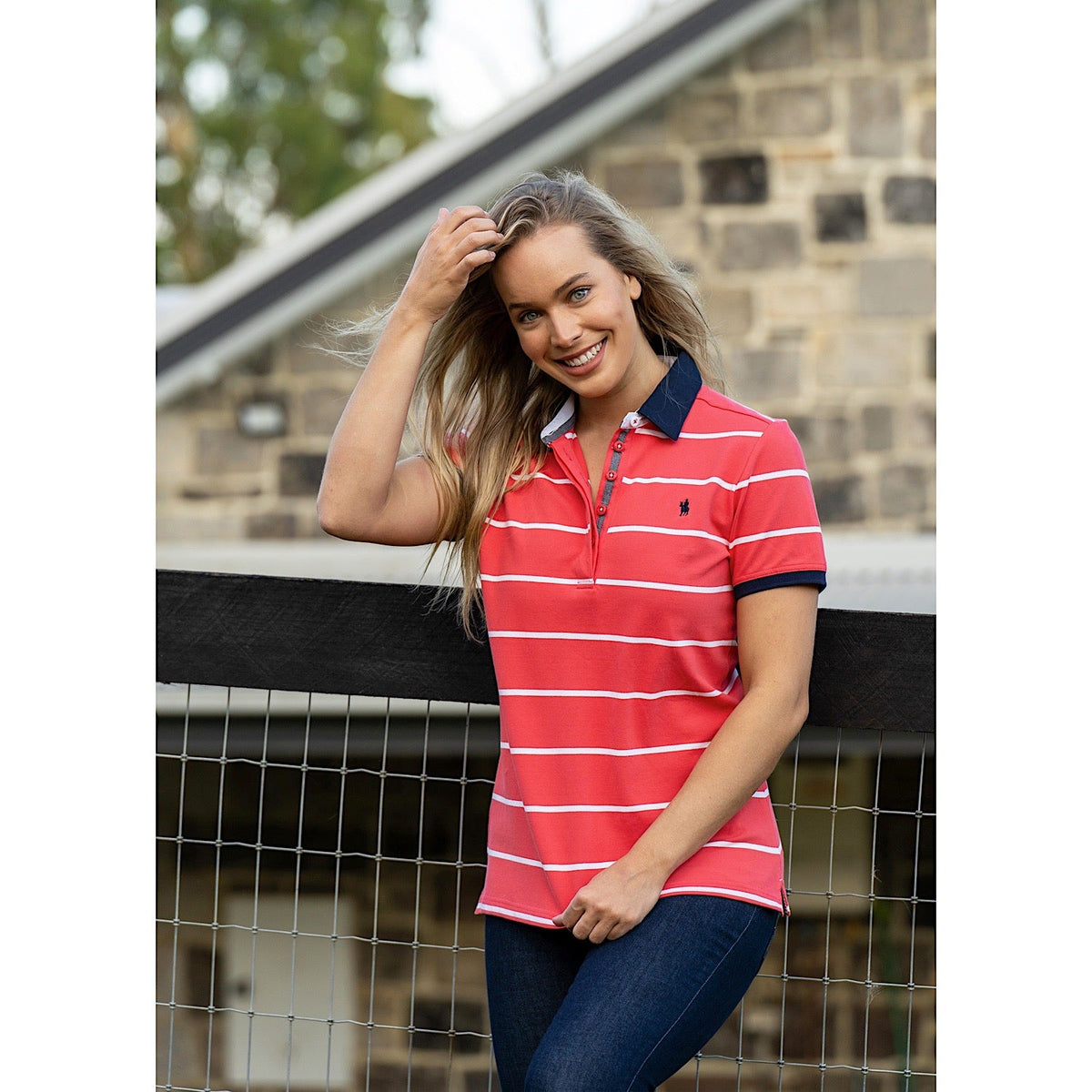 Thomas Cook Womens Delilah S/S Polo Watermelon