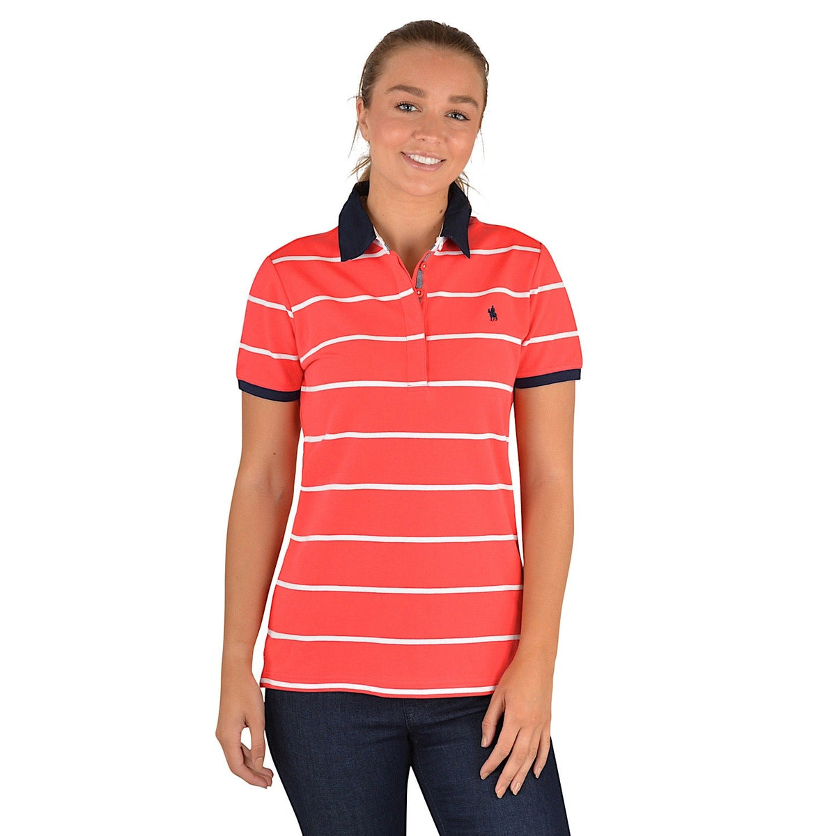 Thomas Cook Womens Delilah S/S Polo Watermelon