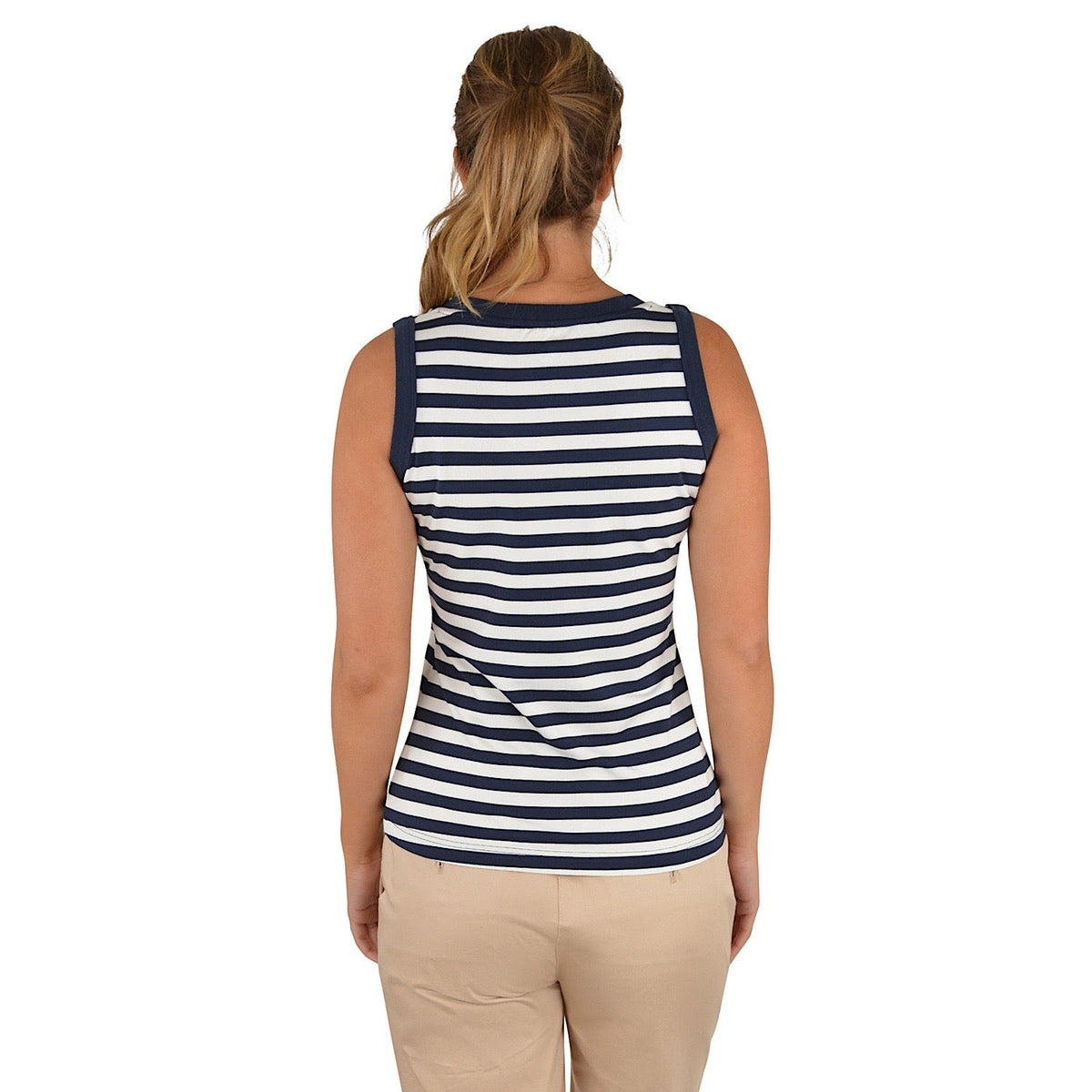 Thomas Cook Women’s Eva Stripe Tank Navy/White