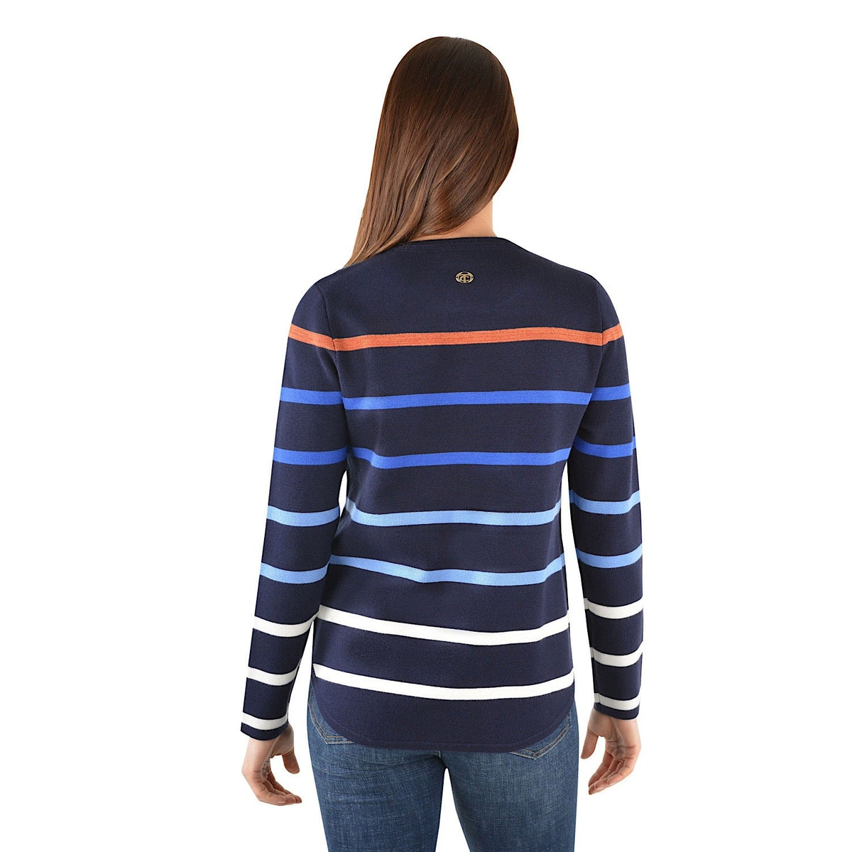Thomas Cook Women’s Evelyn Milano Stripe Knit Jumper Midnight