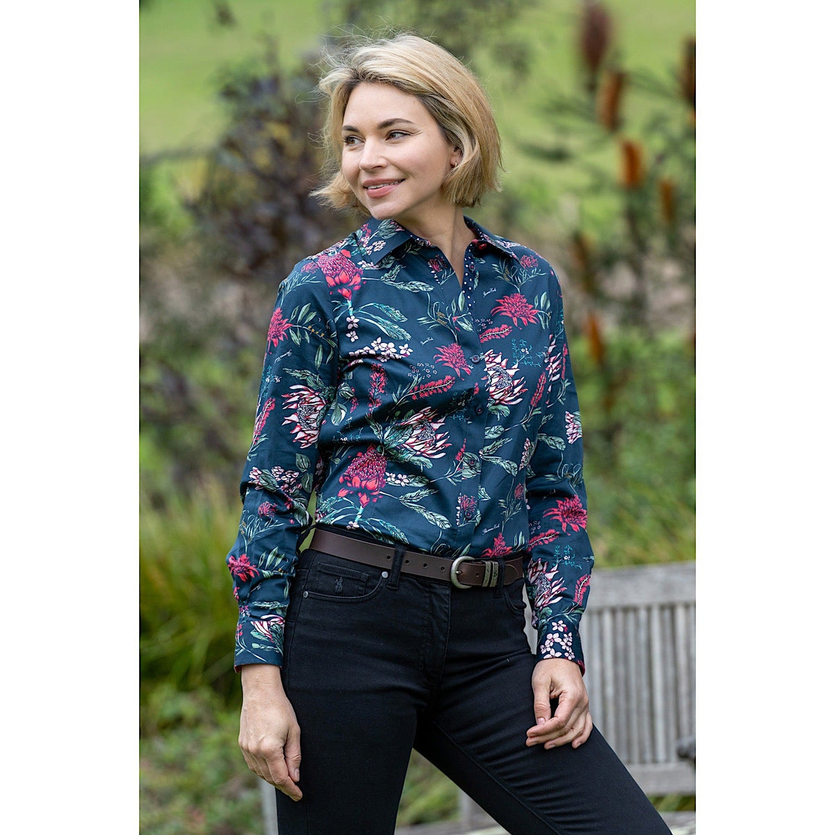 Thomas Cook Womens Flora Shirt Navy