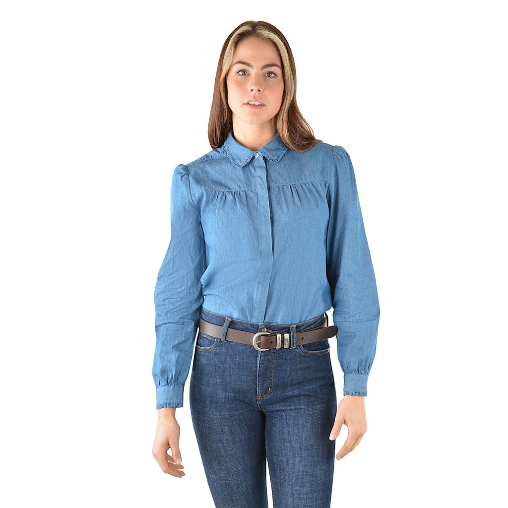 Buy Thomas Cook Womens Georgia Denim Shirt Indigo | The Stable Door
