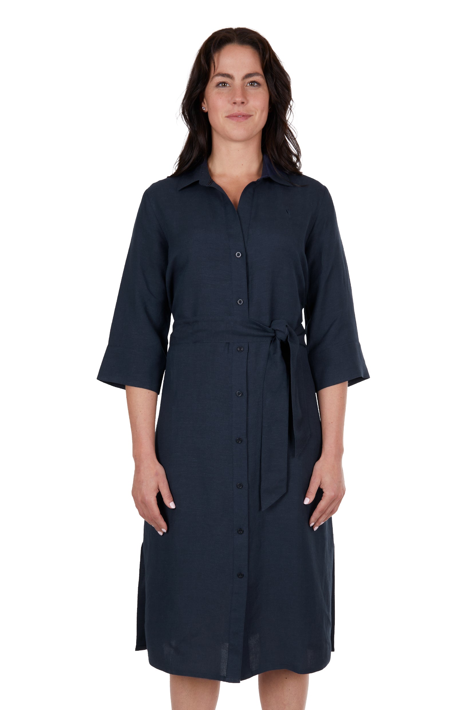 Summer Dresses Crew Clothing Short Sleeve Linen Shirt, Navy At John Lewis  \u0026 Partners Summer Dress For Women