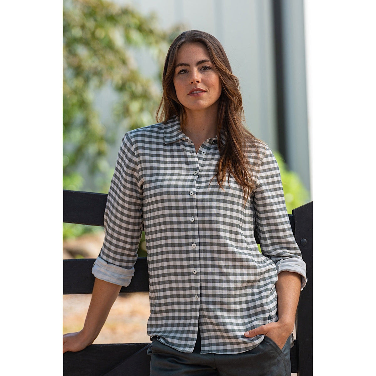 Thomas Cook Womens Harper L/S Shirt Sage