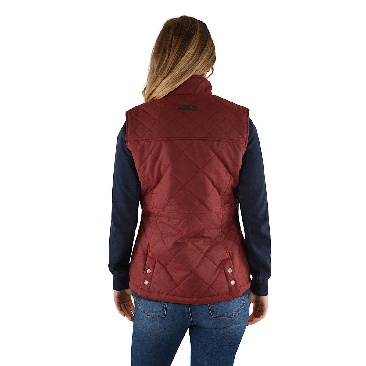 Thomas Cook Women’s Hazelbrooke Oilskin Vest Grevillea Red