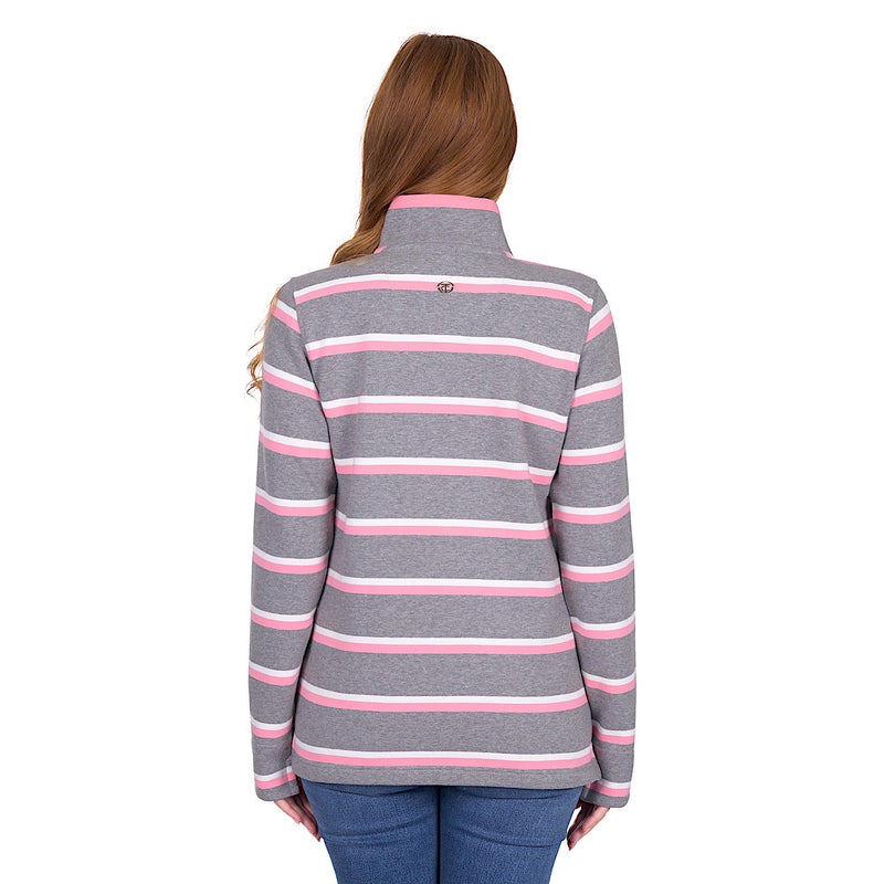 Thomas Cook Women’s Jane 1/4 Zip Rugby - Charcoal Marle