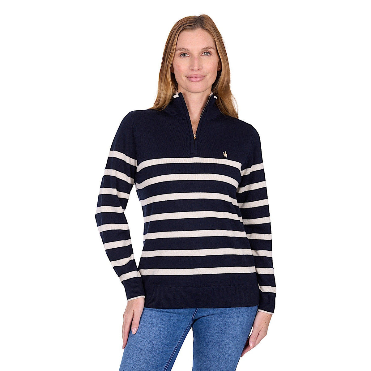 Thomas Cook Women’s Jeanette 1/4 Zip Jumper - Navy