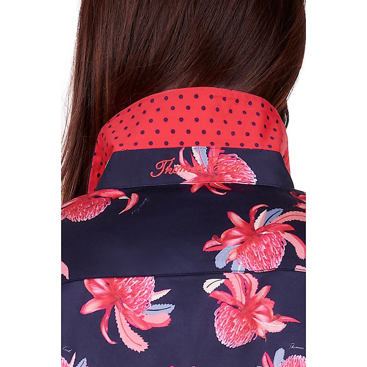 Thomas Cook Womens Jewel L/S Shirt Rose Red