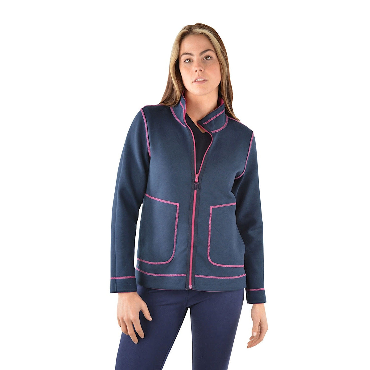 Thomas Cook Women’s Laura Reversible Jersey Jacket Navy/Berry