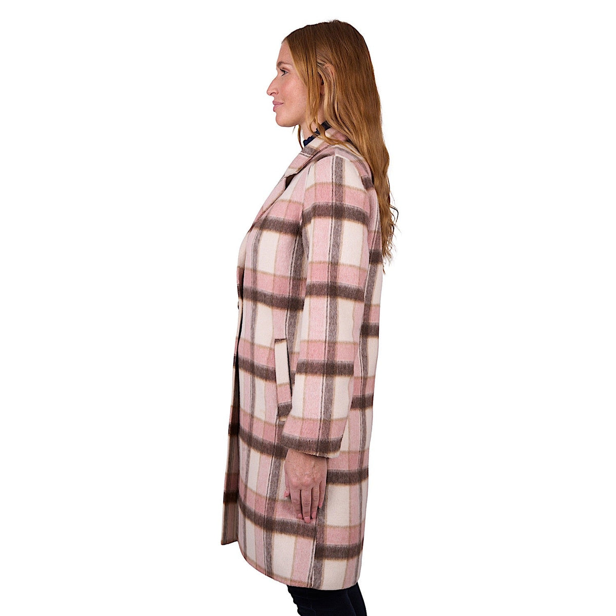 Thomas Cook Women’s Leicester Wool Coat - Pink