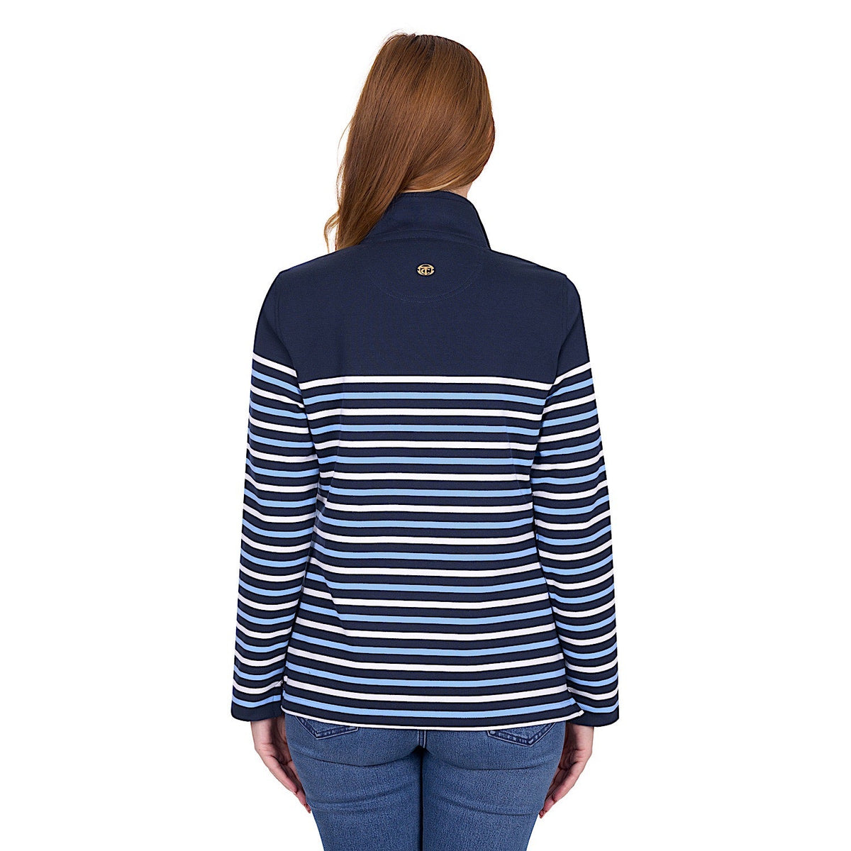 Thomas Cook Women’s Lexi 1/4 Zip Rugby - Blue / Navy
