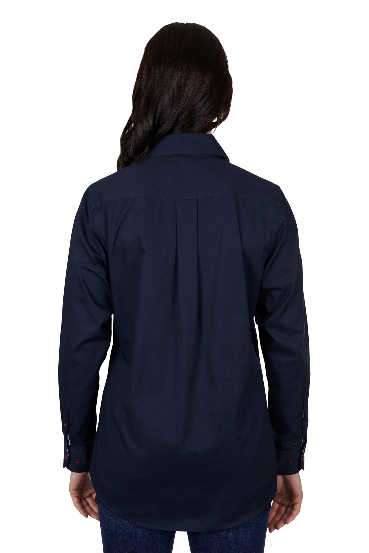 Thomas Cook Women’s Light Half Placket Shirt Navy