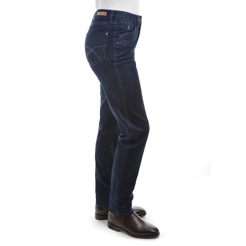 Thomas Cook Women’s Lynda Slim Leg Wonder Jean Dark Blue Denim 32’’ Leg