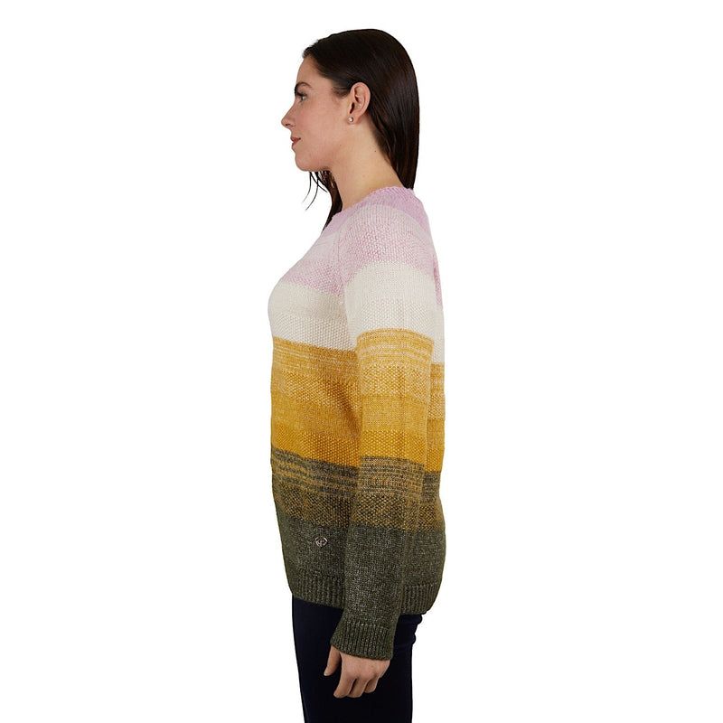 Thomas Cook Womens Michelle Stripe Knit Jumper Rose