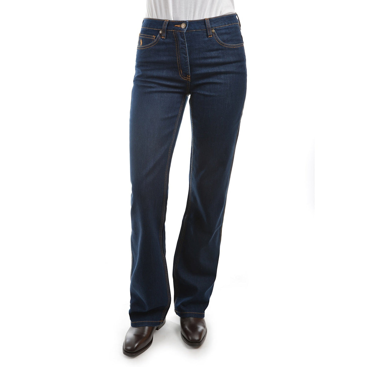 Thomas Cook Womens Mornington Boot Leg Wonder Jean 34’’ Leg Peninsula Wash