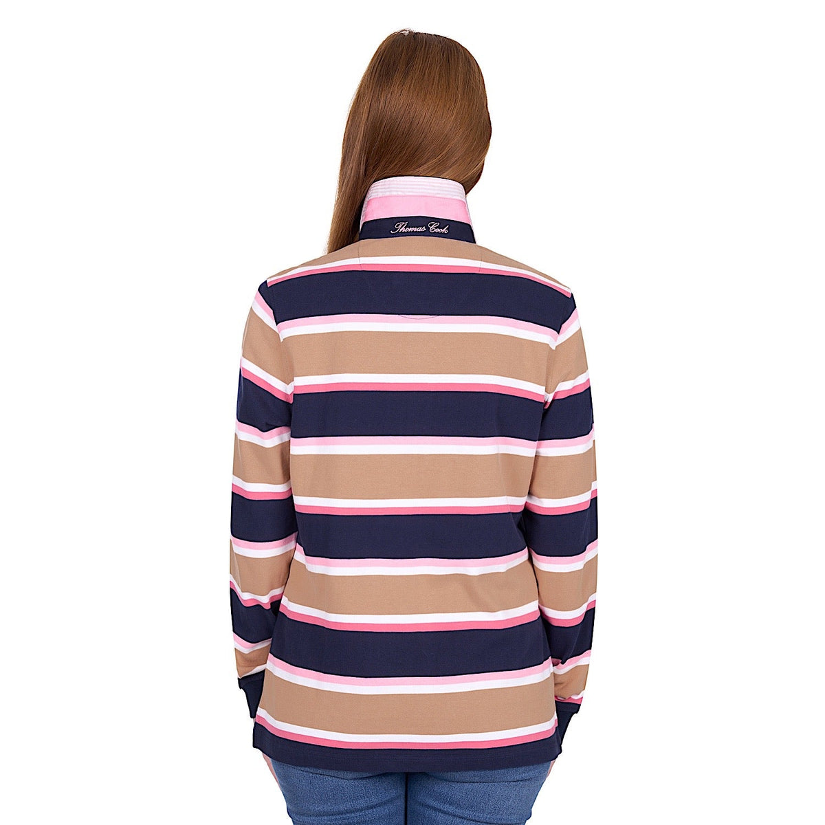 Thomas Cook Women’s Ruth Rugby - Tan / Pink