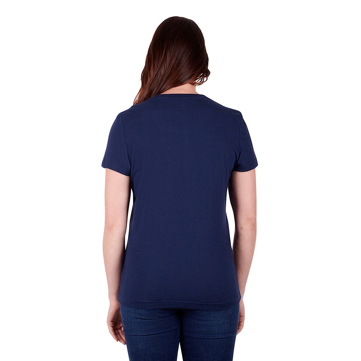 Thomas Cook Womens Script Tee Navy