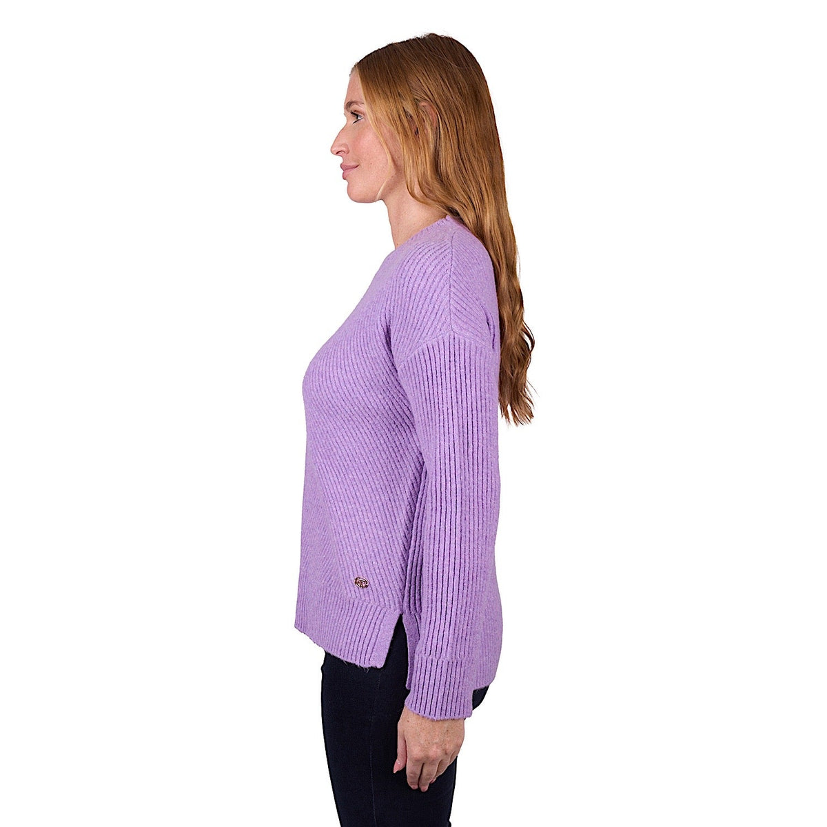 Thomas Cook Women’s Sofia Rib Knit Jumper - Lilac Marle