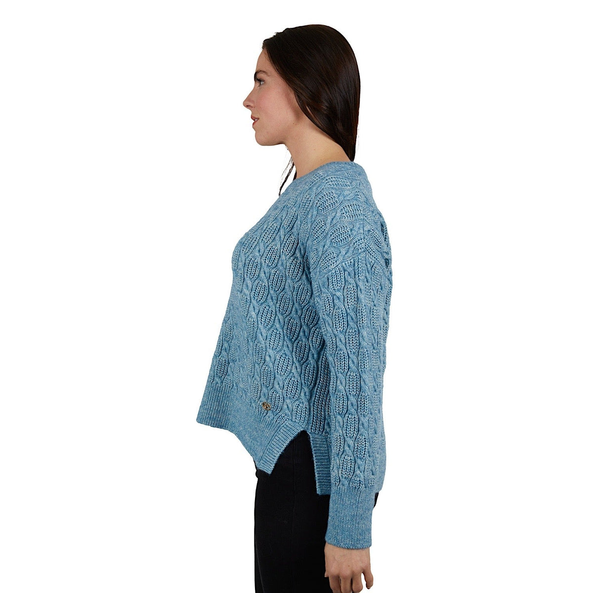 Thomas Cook Womens Sonya Wool Knit Jumper Sea Marle