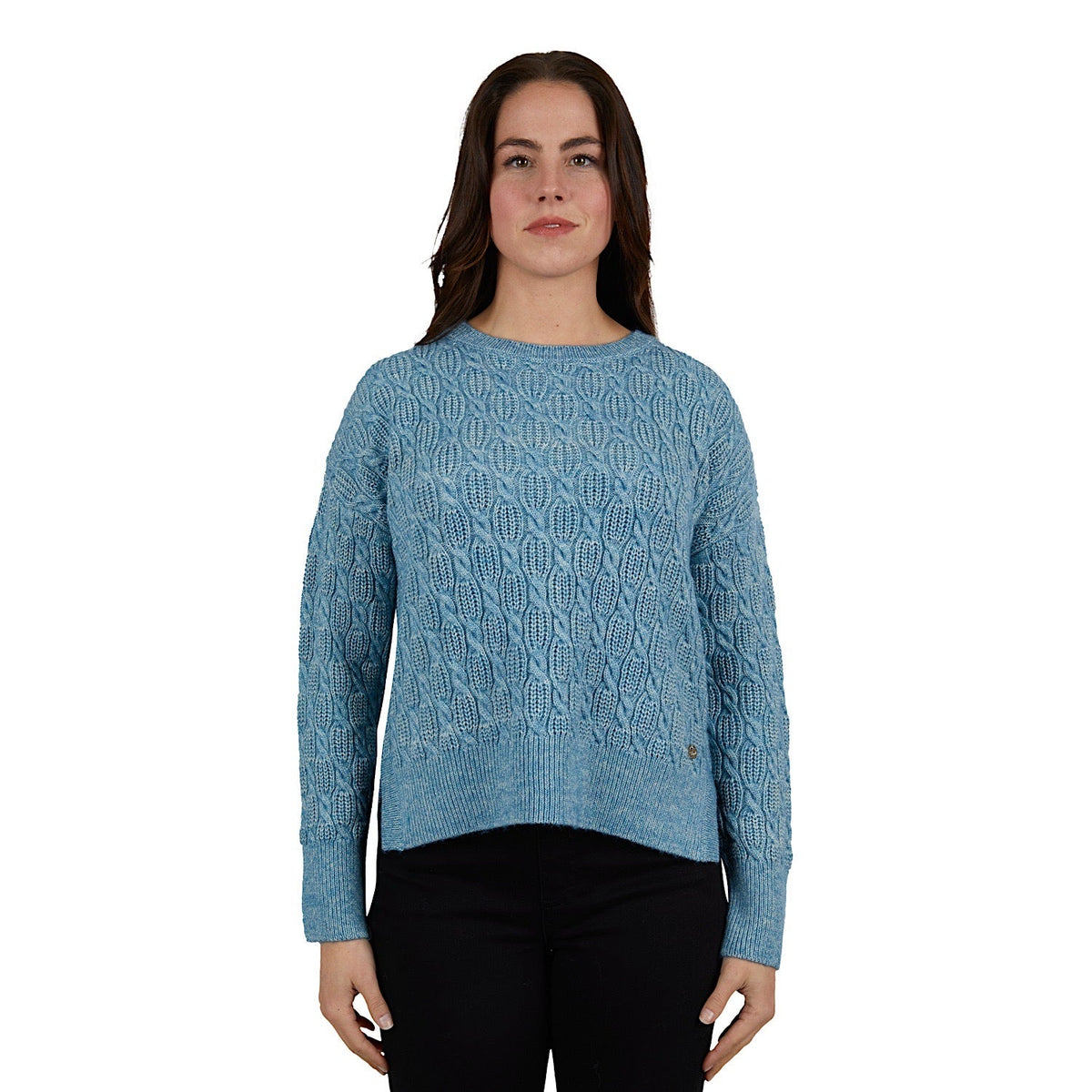 Thomas Cook Womens Sonya Wool Knit Jumper Sea Marle