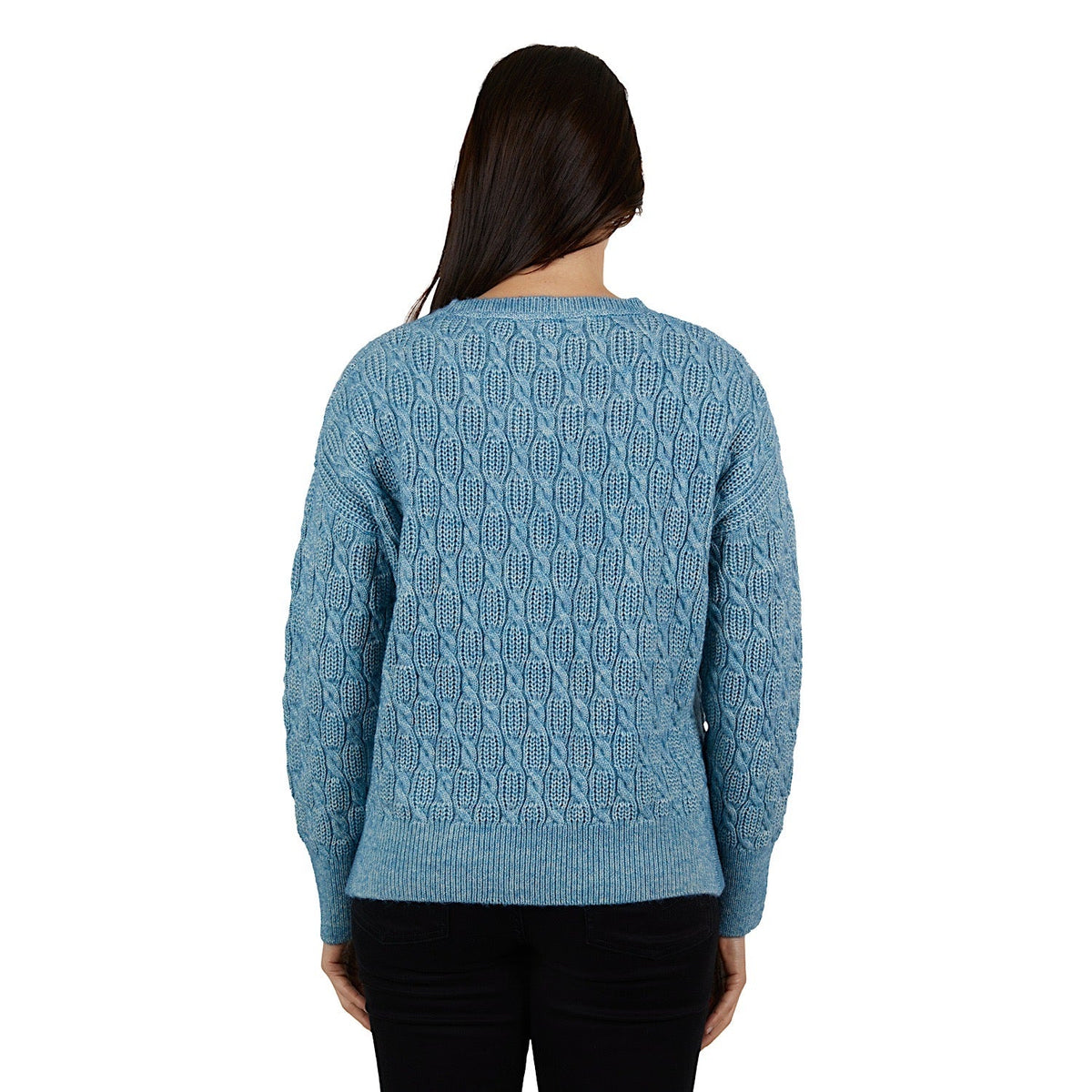 Thomas Cook Womens Sonya Wool Knit Jumper Sea Marle