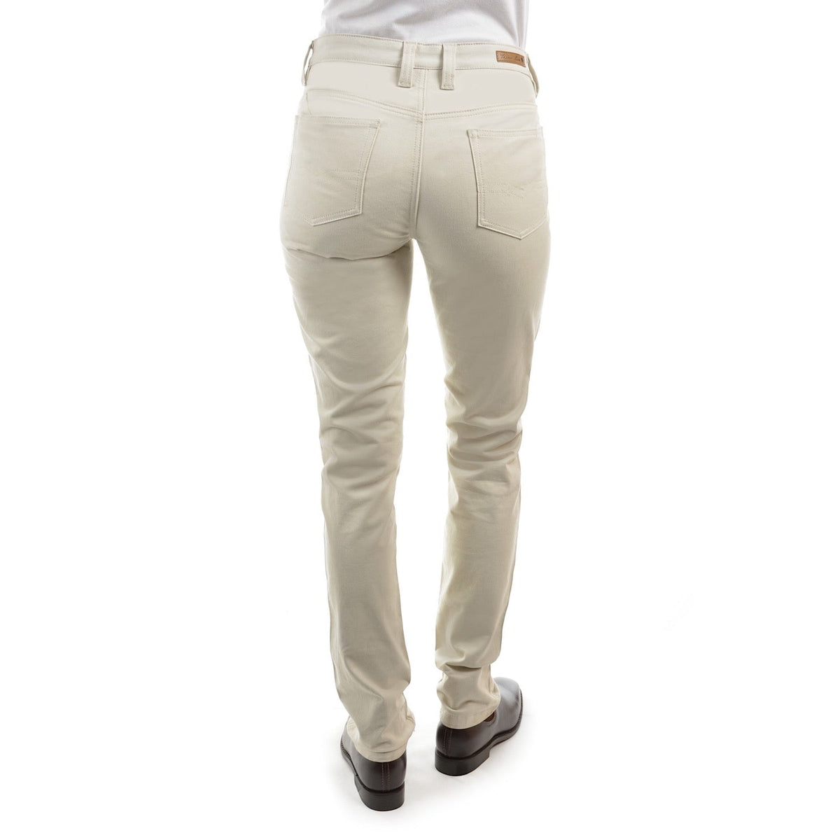 Thomas Cook Womens Stretch Moleskin Slim Leg Wonder Jean Stone 32’’ Leg