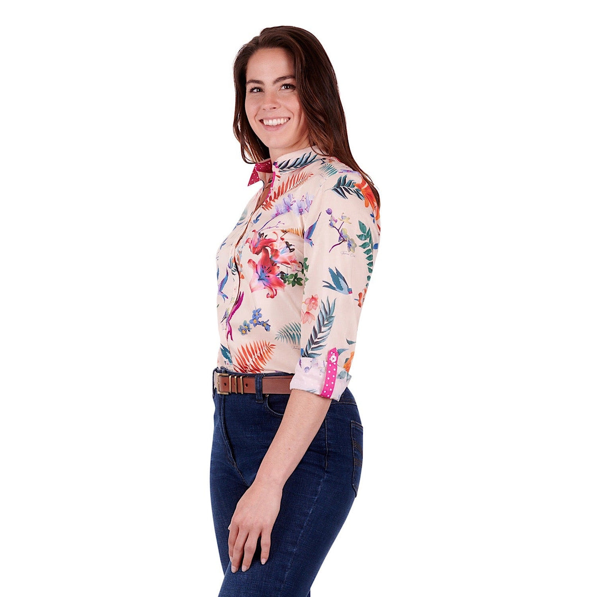 Thomas Cook Womens Tabitha L/S Shirt Champagne