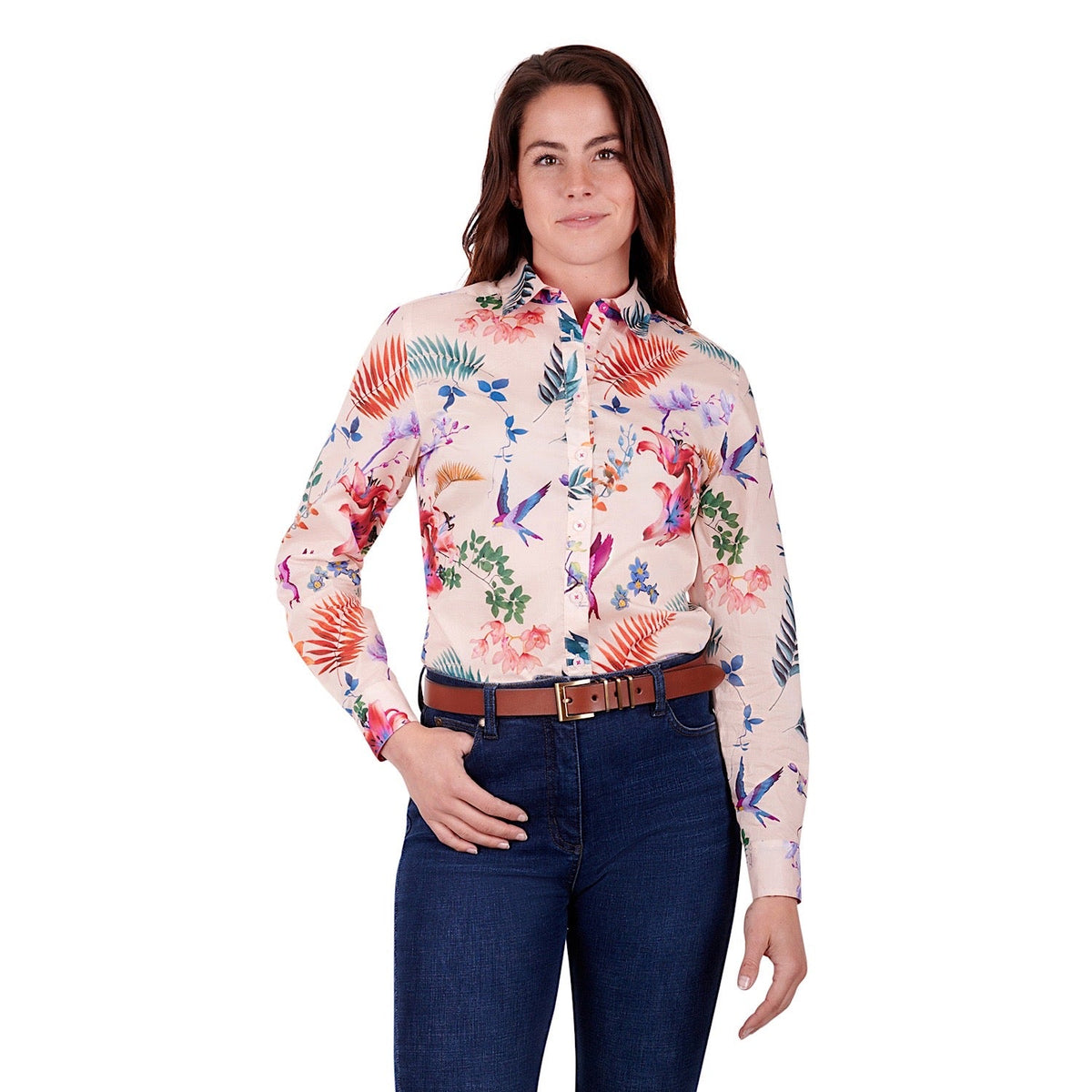 Thomas Cook Womens Tabitha L/S Shirt Champagne