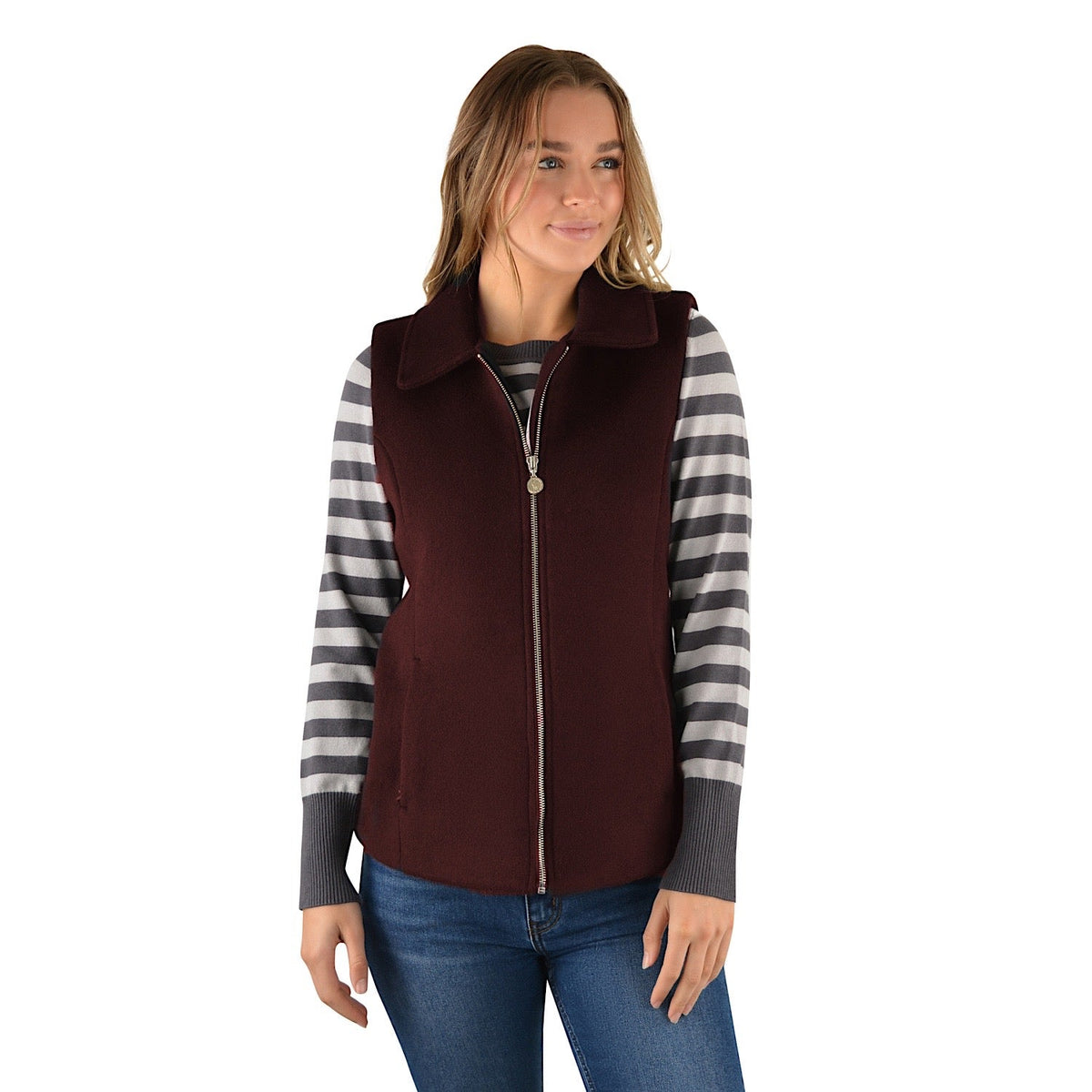 Thomas Cook Women’s Toni Vest Burgundy