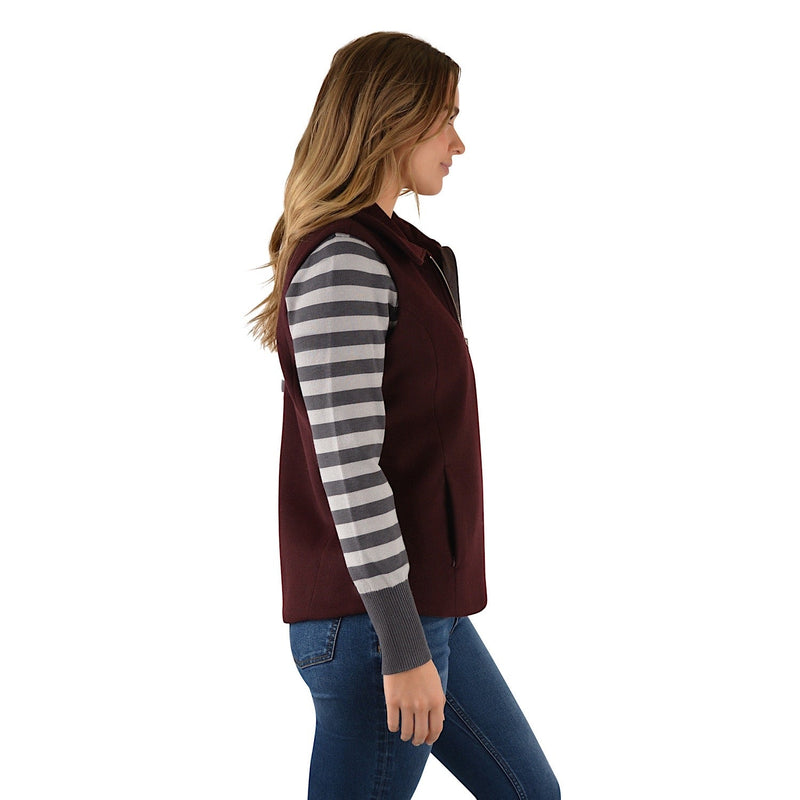 Thomas Cook Women’s Toni Vest Burgundy