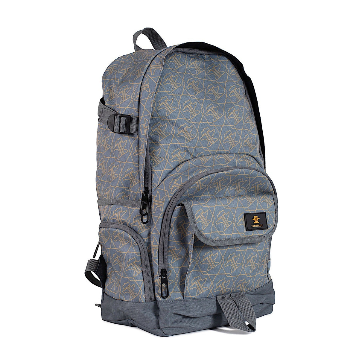 Tin Haul Print Backpack - Grey Branded
