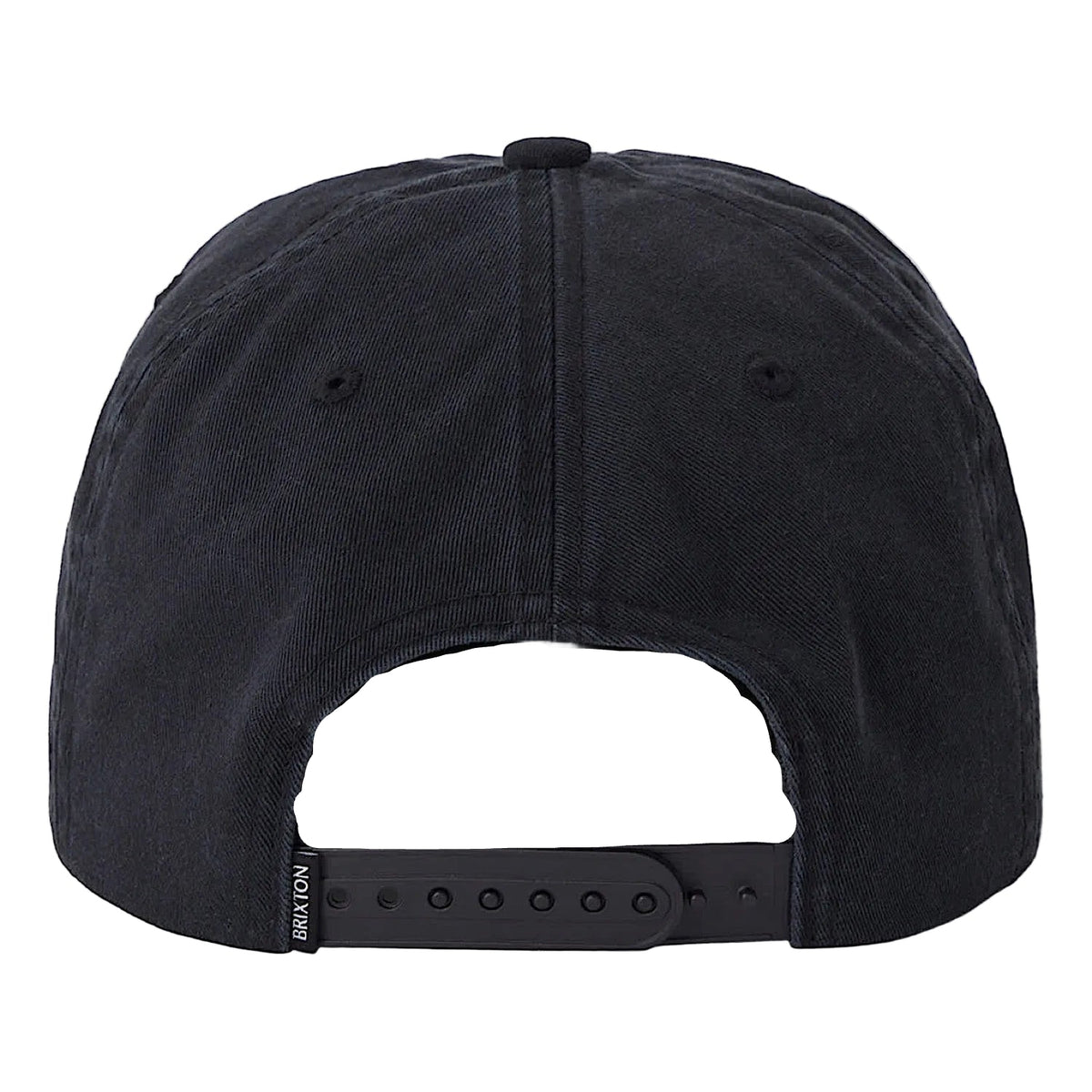Brixton Grade Medium Profile Snapback Trucker Cap - Black/Black