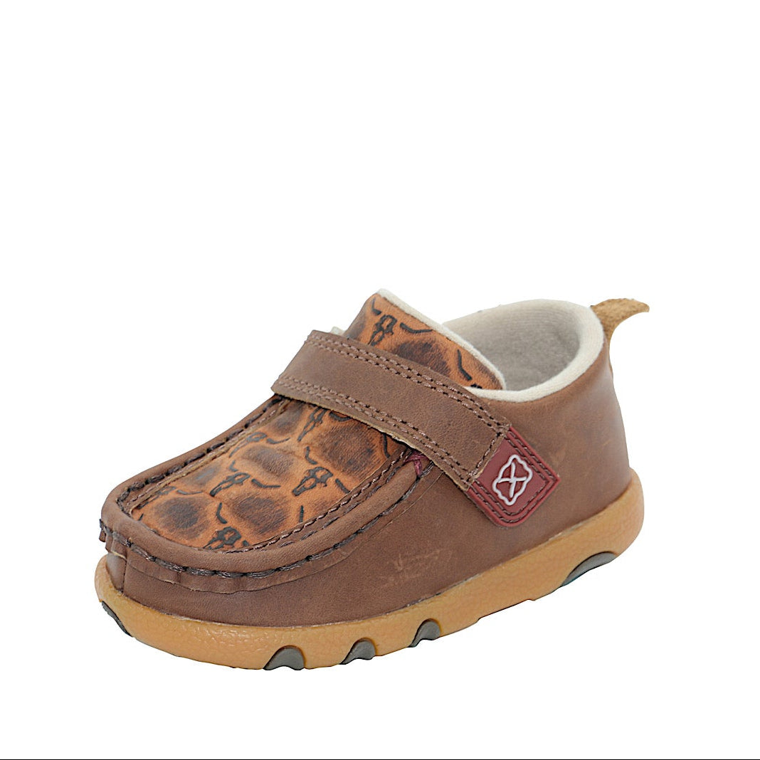 Twisted X Infant’s Stag Casual Mocs - Brown
