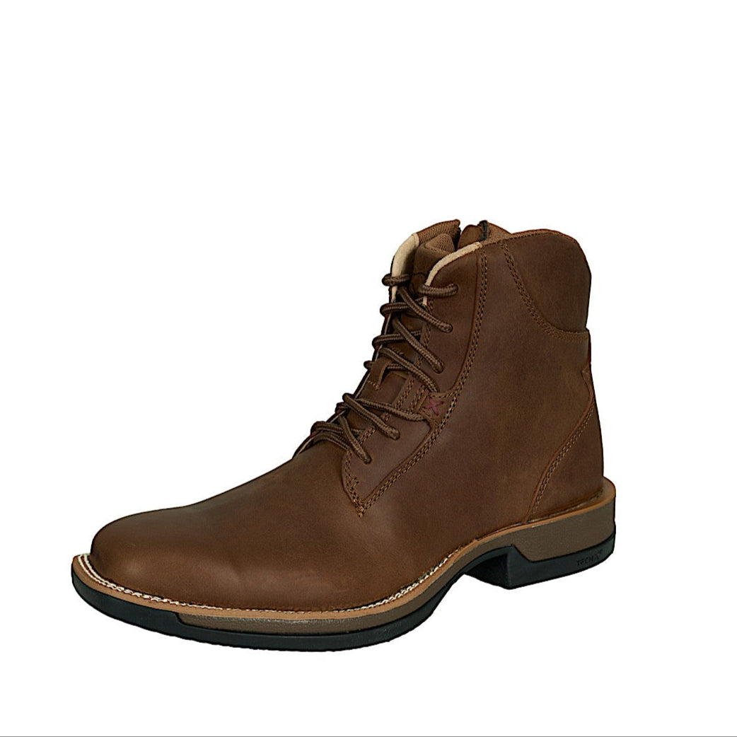 Twisted X Men’s 6 Tech X1 Side Zip Boot - Brown