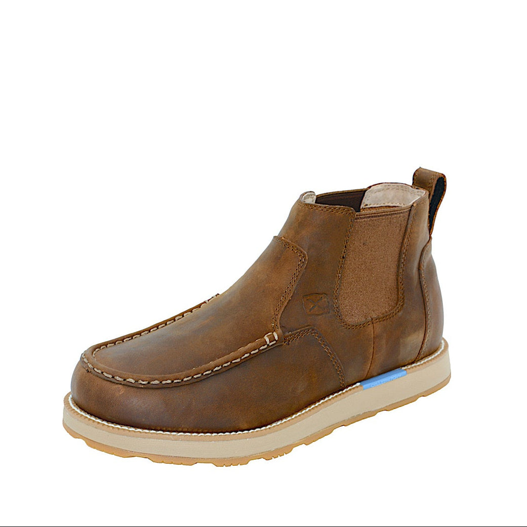 Twisted X Men’s Cellstretch Wedge Boot - Light Chocolate