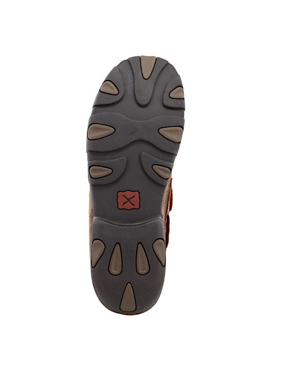 Twisted X Men’s Driving Moc Boat Slip On - Brown