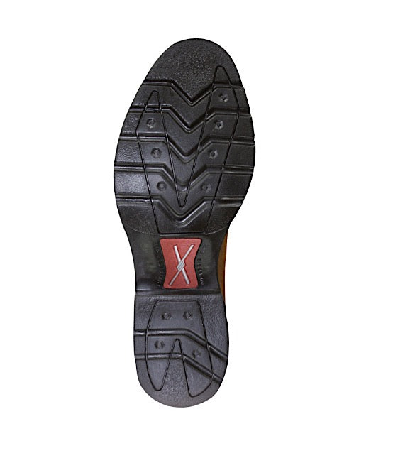 Twisted X Men’s Work Pull on Boot - Distressed Saddle