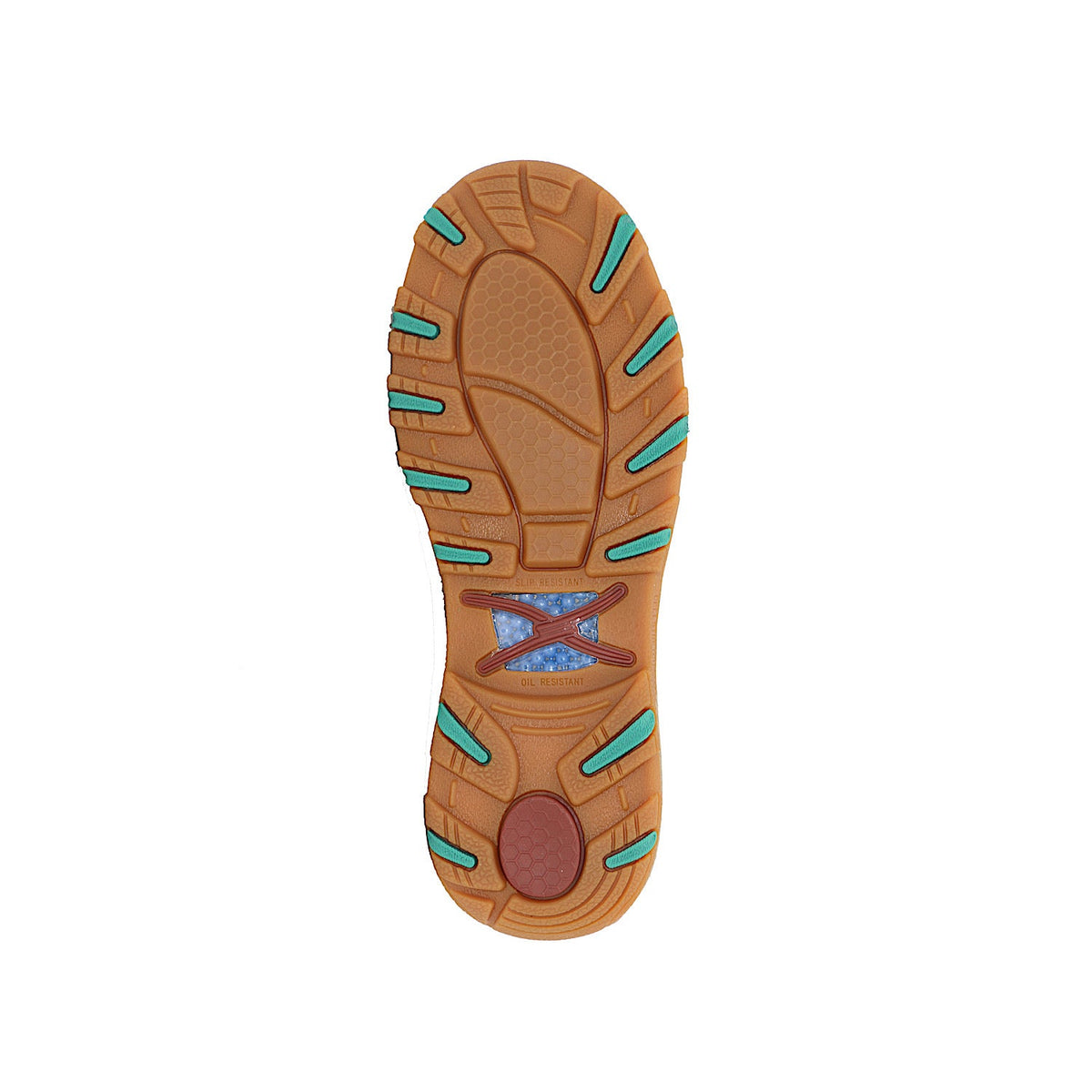 Twisted X Women’s Barbed Cellstretch Slipon - Brown/Teal