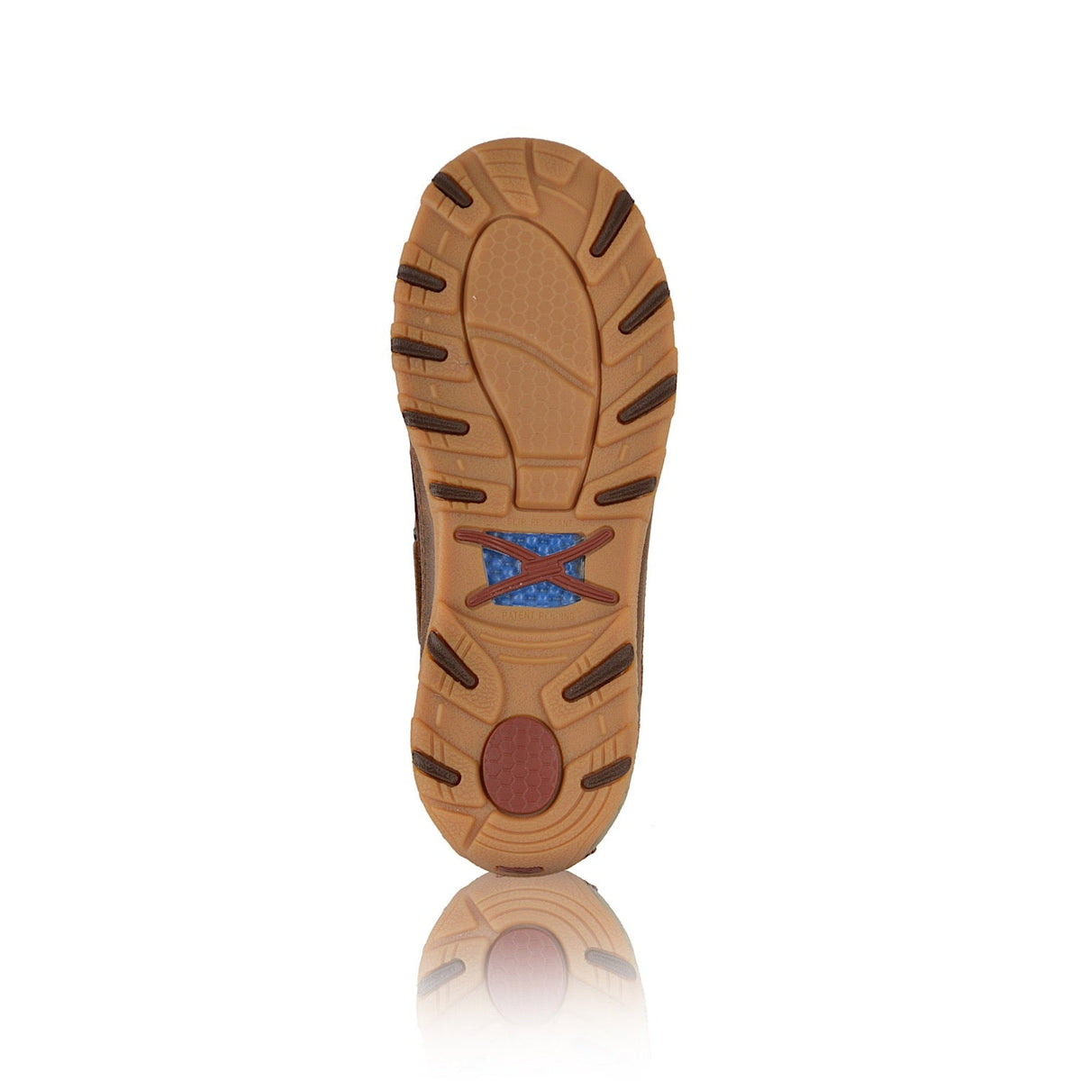 Twisted X Women’s Cow Cellstretch Slip On - Brown/Brown Fur