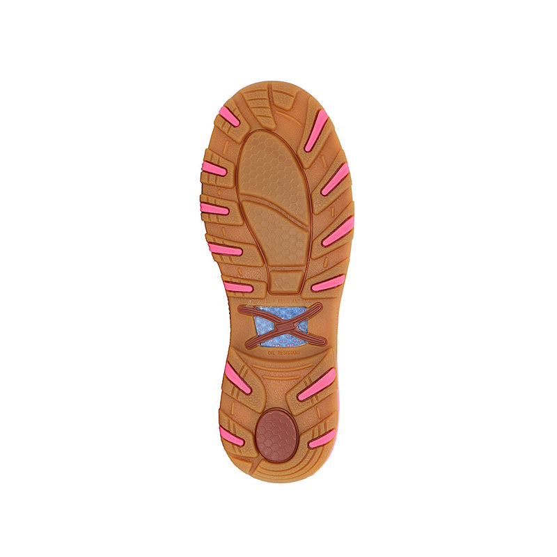 Twisted X Women’s Pink Cellstretch Slipon - Brown/Pink