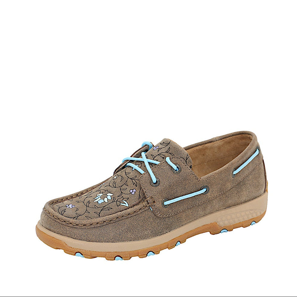 Twisted X Women’s TLRL Cellstretch Slipon - Brown/Sky