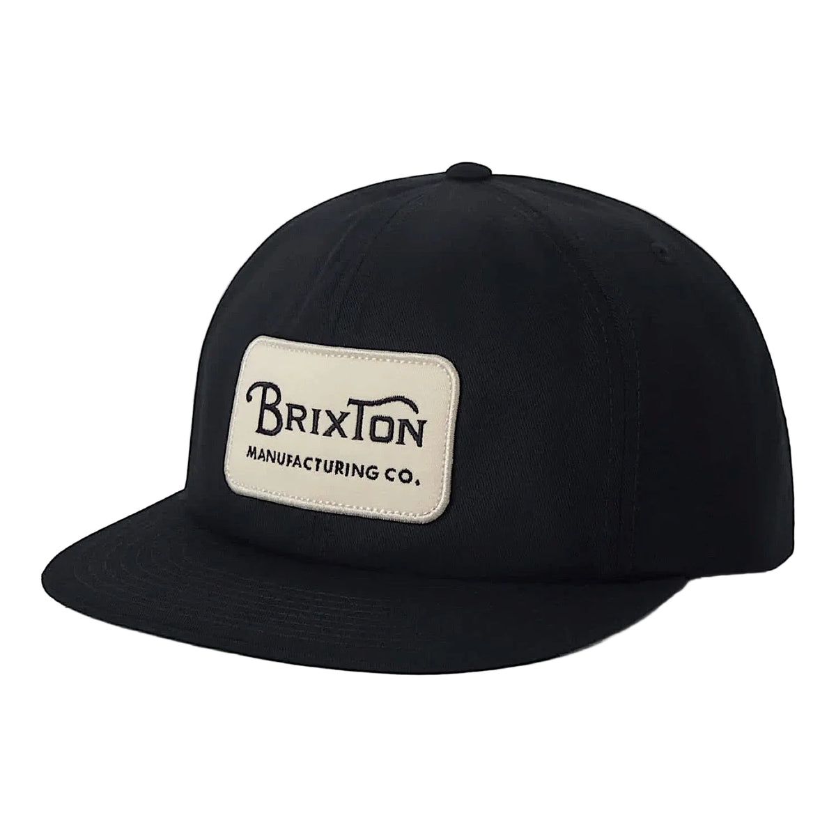 Brixton Grade High Profile Snapback - Black/Off White