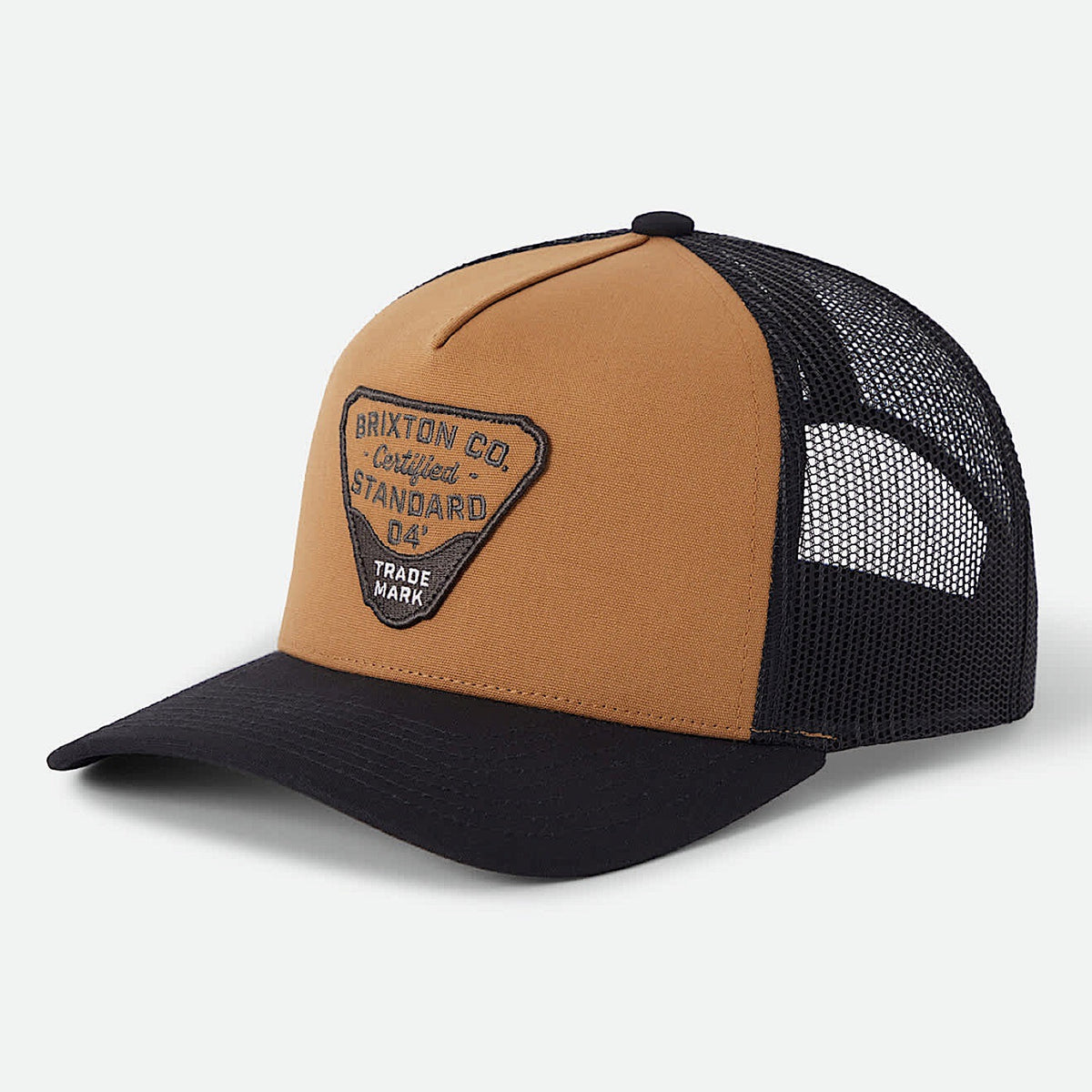 Brixton Blighton Trucker Cap - Dusted Ochre/Black