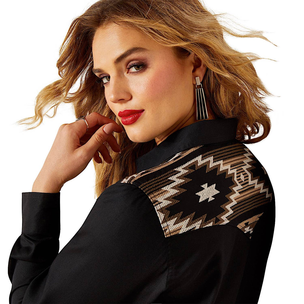 Ariat Women’s Dawn Western Shirt - Black